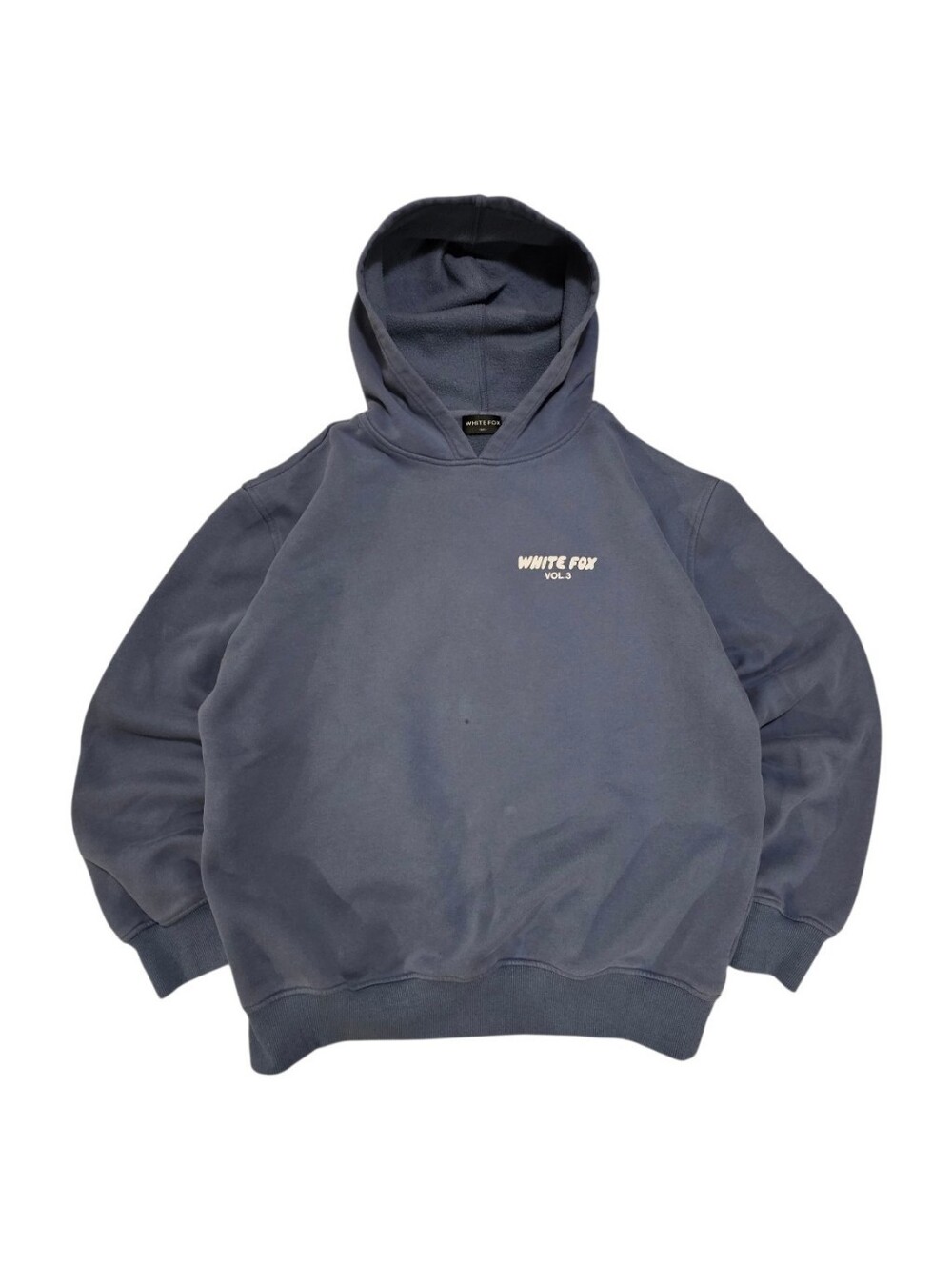 White Fox Blue Pullover Hoodie